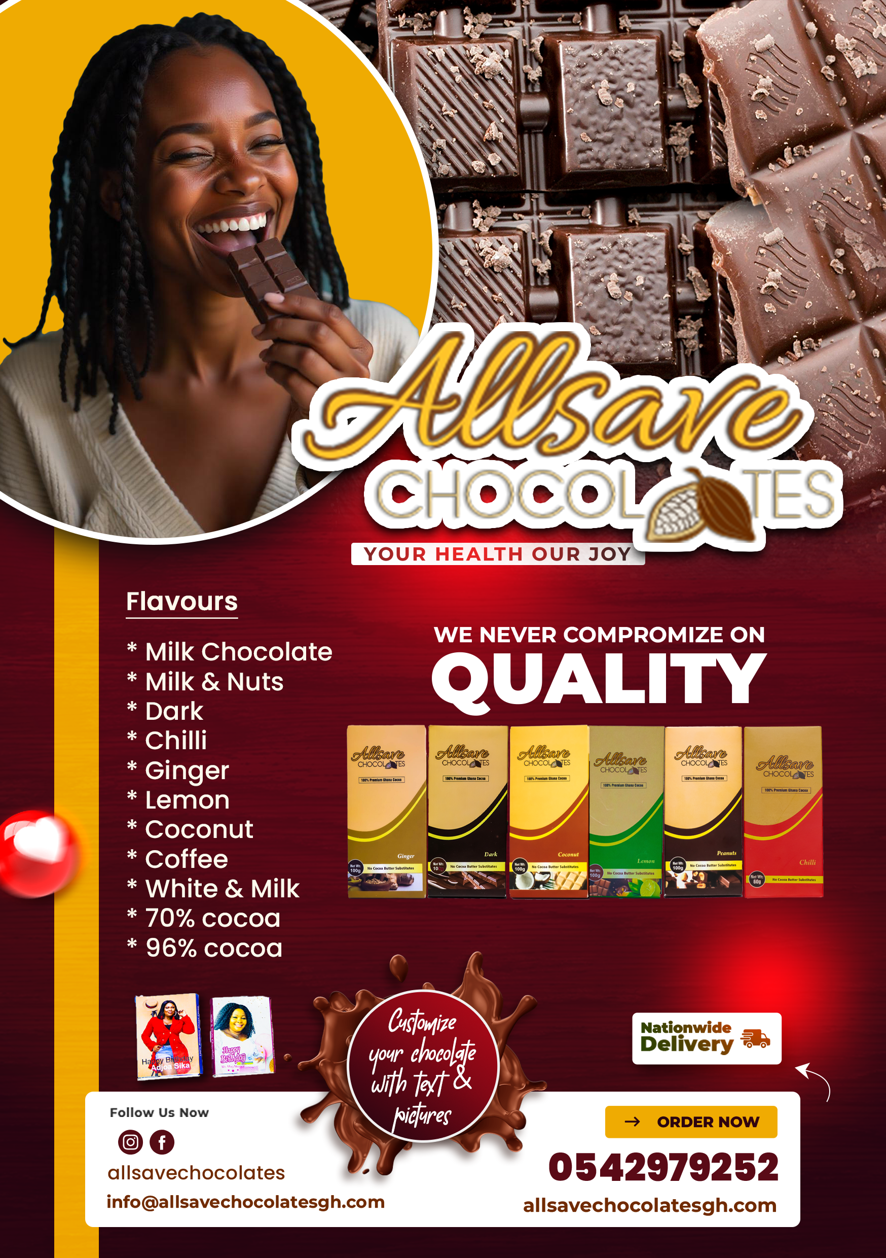 Allsave Chocolate Fair Banner